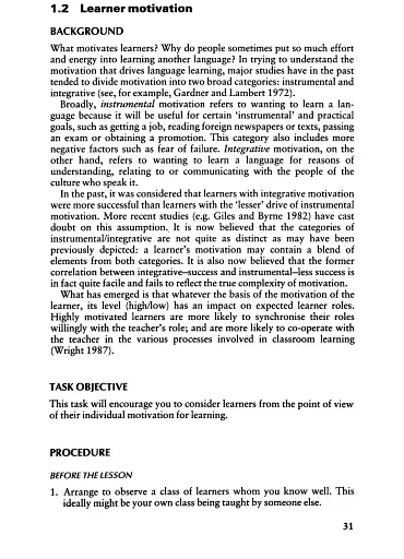 Classroom Observation Tasks. A Resource Book for Language Teachers and Trainers - фото 6