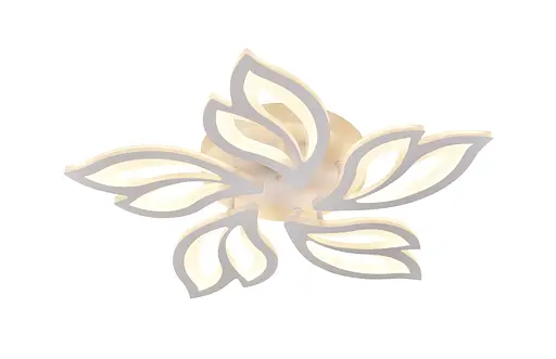 Люстра світлодіодна акрилова VALESO V X6078-5 WT біла - фото 3