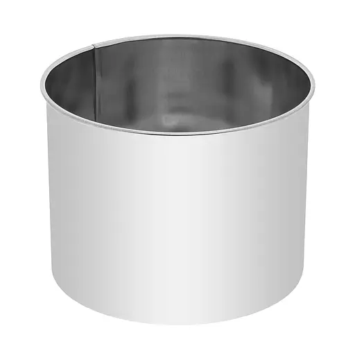 Набір з 3 форм для випікання пасхи зі знімним дном з харчової сталі Ø 16/13/11 см, Master Class Сірий 86153 - фото 6