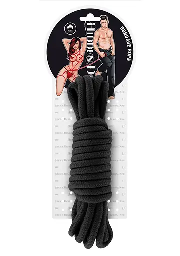 Верёвка Hidden Desire Bondage Rope 5 м черный - фото 3