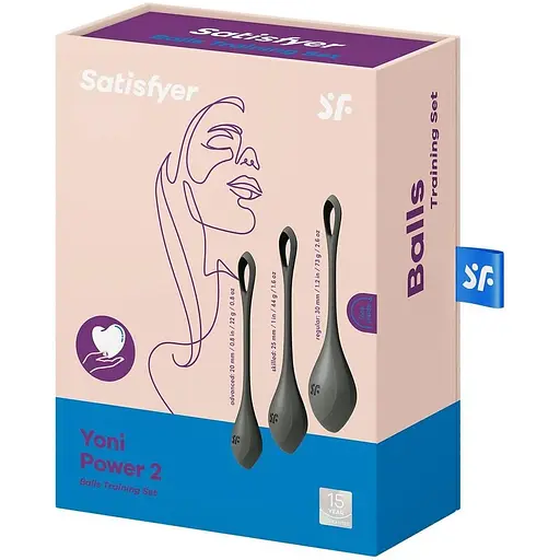 Набор йони бусин Satisfyer Yoni Power 2 Черный - фото 4