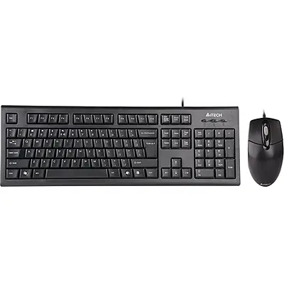 Комплект (клавіатура + миша) A4Tech KRS-8520D USB Black (KRS-8520D Black) - фото 1