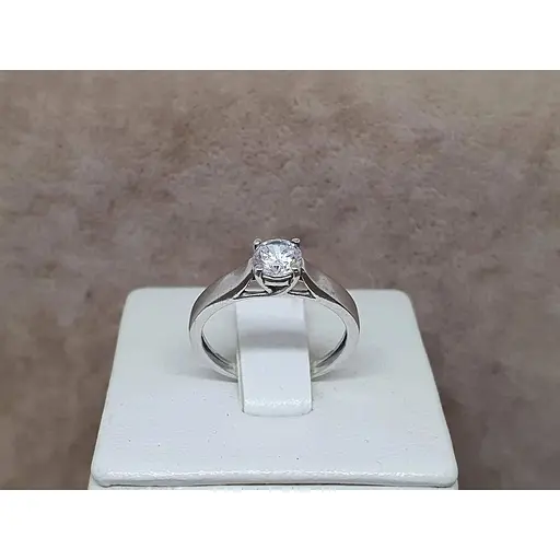 Серебряное кольцо Агни МАЗУРИКА с фианитом. 1103/1Р-CZ 15,5 - фото 4
