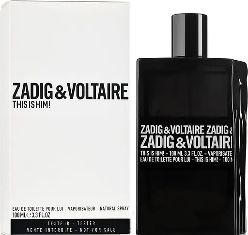 Оригинал Zadig & Voltaire This is Him 100 мл ТЕСТЕР туалетная вода - фото 1
