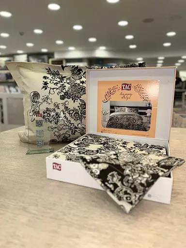 Постільна білизна Monica Siyah Сатин Tac pbe0051604 - фото 2