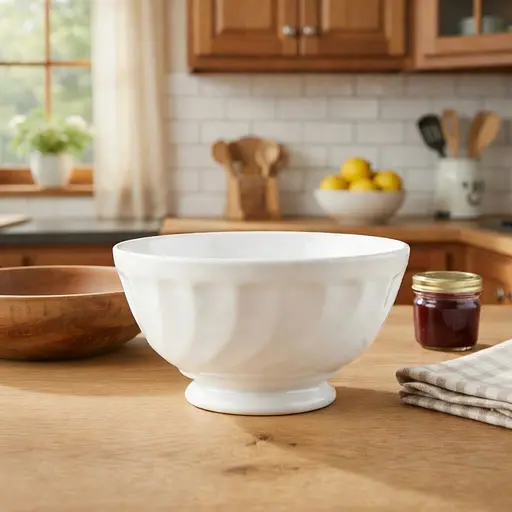 Салатник Luminarc Trianon склокераміка для фруктів білий 460 мл (E9563) - фото 3