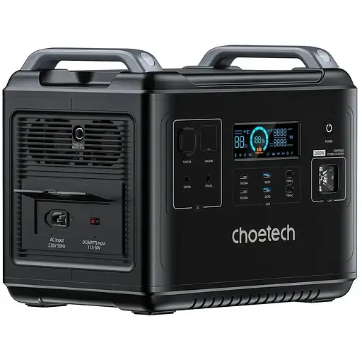 Зарядная станция Choetech | 2000W | 1997 Wh| LiFePO4 (BS006 Super Mini) - фото 3