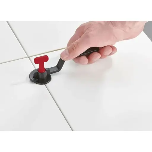Багаторазова система вирівнювання плитки Parkside 1,5 мм СВП 50 шт./уп + ключ - фото 5