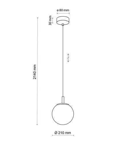 Підвісний світильник, люстра TK Lighting 6340 Cadix G9 1x8W IP20 бурштиновий - фото 2