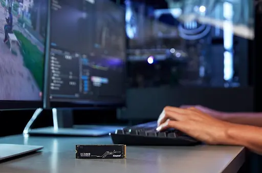 Накопитель SSD 1 TB Kingston Kc3000 M.2 2280 PCIe 4.0 x4 NVMe 3D TLC (SKC3000S/1024G) - фото 2