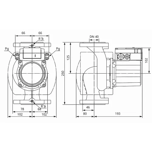 Циркуляційний насос Wilo TOP-Z 40/7 DM RG (2175516) - фото 2
