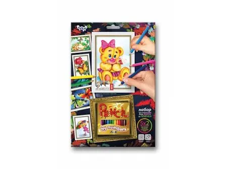 Набір для творчості Pencil by Numbers олівці, Danko Toys