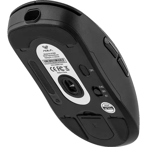 Мышь беспроводная игровая Aula SC680 PAW3395 26000 DPI 2.4G Bluetooth Black - фото 6