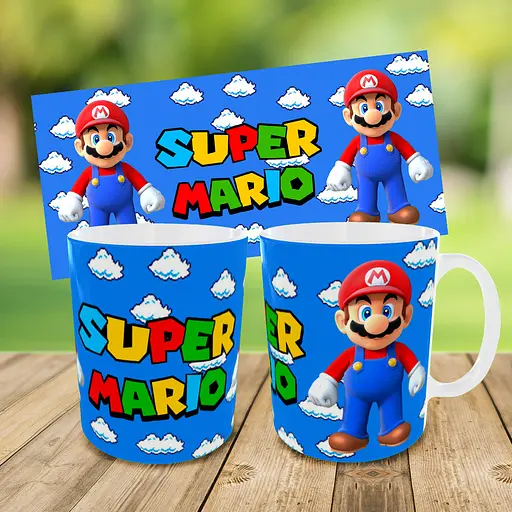 Подарунковий набір: Сумка-бананка + Кружка Супер Маріо, дитячий, для хлопчика (00240) - фото 3