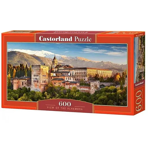 Пазл Castorland puzzle Вид на Альгамбру, Гранада, Испания, 600 эл. (панорама) (B-060344) - фото 1