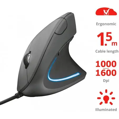 Вертикальна миша Trust Verto Ergonomic (22885) - фото 6
