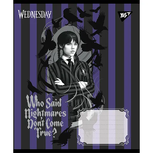 Набір зошитів Yes Wednesday Таємничі уроки А5 18 аркушів у клітинку 25 шт. ( (768267) - фото 3