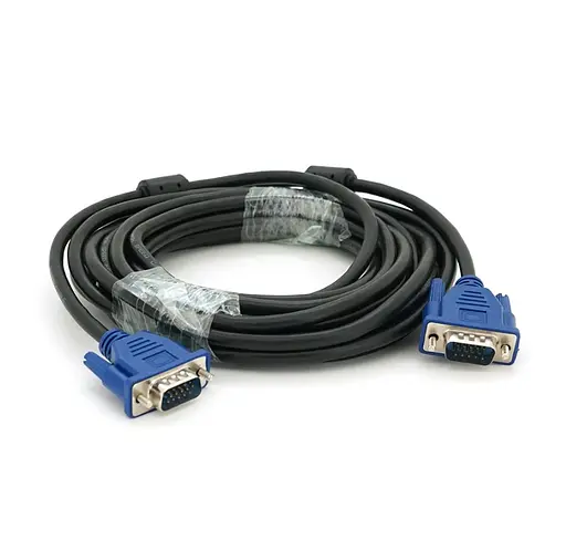 Кабель VGA 3+2 Voltronic YTMM5 2 феррита 5 м