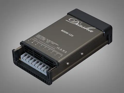 Надпотужний блок живлення 12В, із захистом від дощу, 600Вт, 50А - фото 1