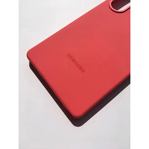 Оригінальний протиударний силіконовий чохол Samsung Silicone Case для Galaxy S25 Ultra Red EF-PS938CREGWW - фото 9