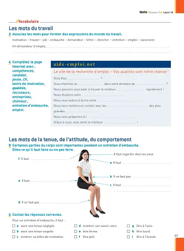 Texto. Niveau 2. Cahier d'activites + CD audio - фото 7