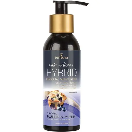 Змазка водно-силіконова Sensuva Hybrid Blueberry Muffin (125 мл)