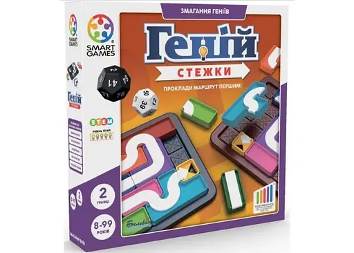 Настільна гра Smart Геній. Стежки (The Genius Connection) (укр.) (SGHP006UKR)