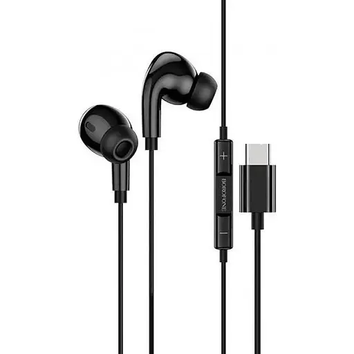 Наушники Hoco M83, вакуумные, Type-C, 1.2m, чёрные, с функцией DAC