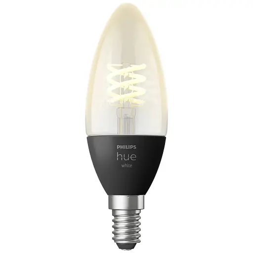 Светодиодная лампа Hue 871951430223500 EEK: G (A - G) Hue White E14 Candle Single Pack Filament 300 lm E14 4.5 W Warm White EEK - фото 5