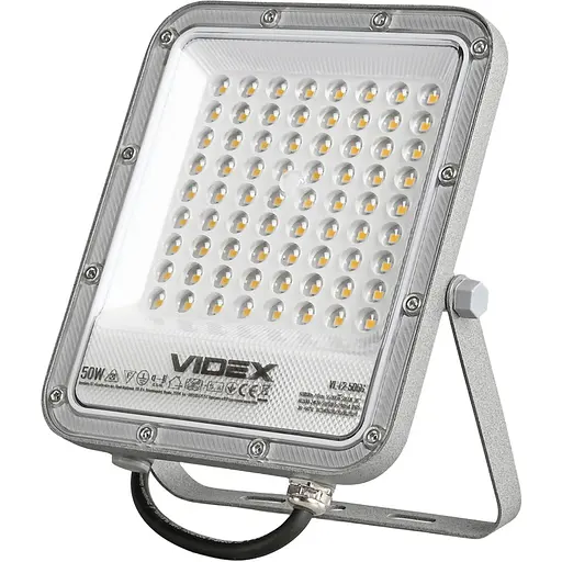 Светодиодный прожектор Videx Premium F2 50W 5000K (VL-F2-505G) [144845] - фото 1