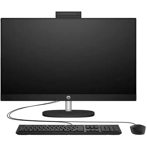 Комп'ютер персональний моноблок HP All-in-One 27" FHD IPS AG Intel U5-125U 16GB F512GB UMA WiFi кл+м DOS чорний