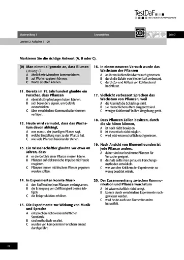 TestDaF Musterprufung 3. Heft mit CD. Test Deutsch als Fremdsprache - фото 14