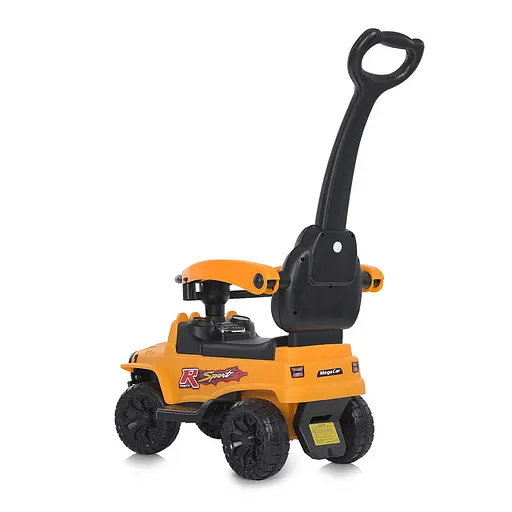 Каталка-толокар Bambi Racer M 4845-6: комфорт и развлечения для вашего малыша, желтая - фото 4