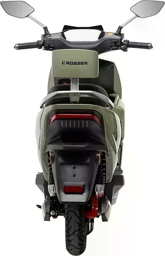Електроскутер Двомісний Crosser CR23 (2500W, 72V/23Ah) Зелений - фото 5