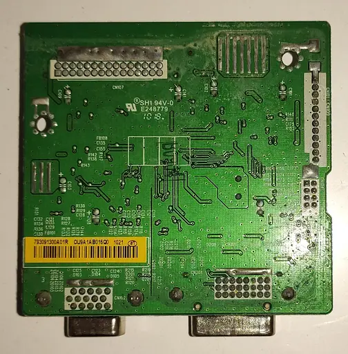 Материнская плата монитора FUJITSU B22W-5 (E248779) "Б/У" - фото 2