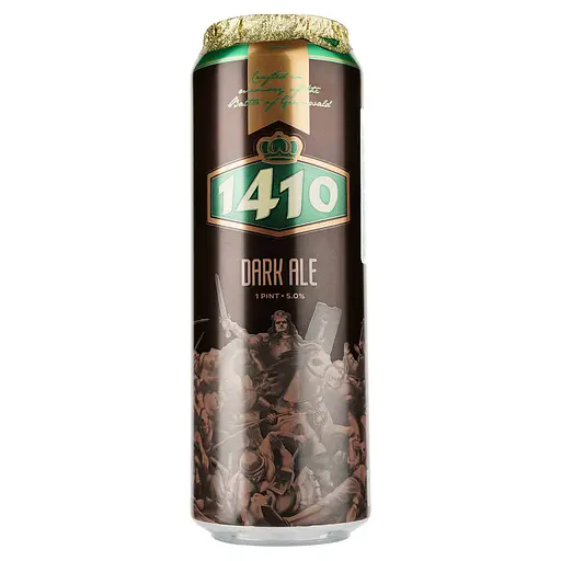 Уцінка. Пиво Volfas Engelman 1410 Tamsusis темне, 5%, з/б, 0.568 л