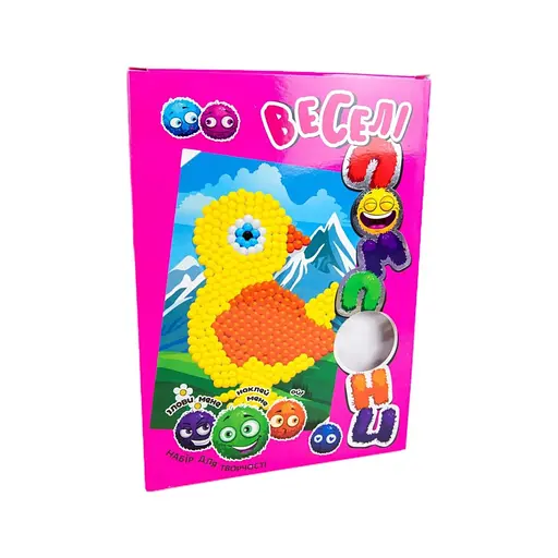 Набор для творчества "Цыпленок" Strateg 30992 веселые помпоны - фото 2