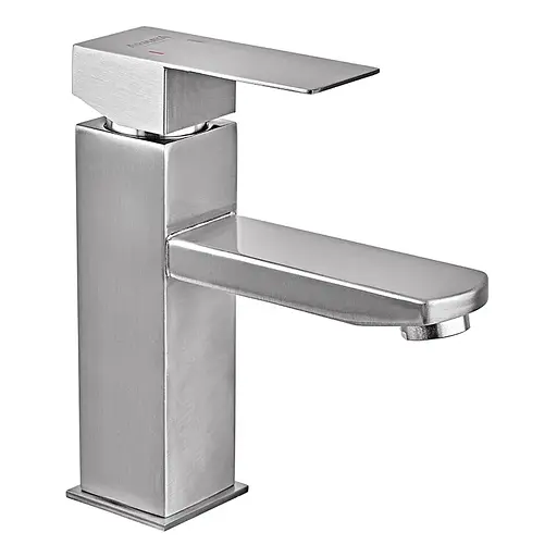 Смеситель для умывальника Armata Kub-001 нержавеющая сталь CH6491 Нержавеющая сталь - фото 1