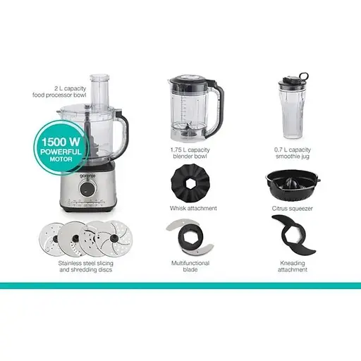 Кухонный комбайн Gorenje SBR1500E (7088393) - фото 3