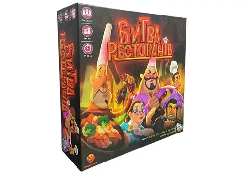 Настільна гра Нова Ера Битва ресторанів (Rival Restaurants) (укр.) (ВР_БР)