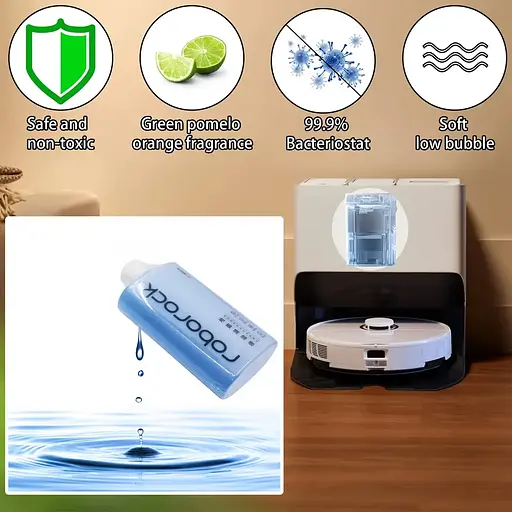 Моющее средство Roborock ( Оригинал ) для робот пылесосов / ручных пылесосов 1000 мл. - фото 5