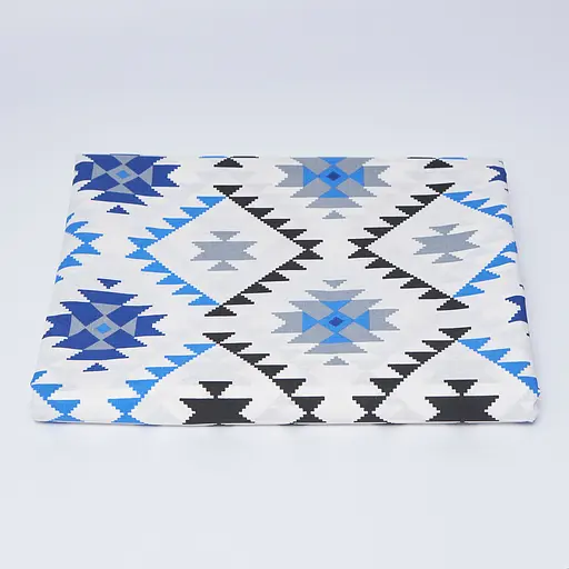 Простирадло Moon&Star Blue Mosaic Бязь Gold Люкс 180х220 см (MS-860000122) - фото 2