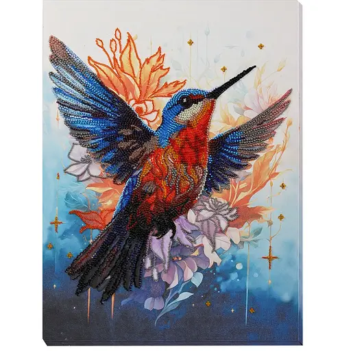 Набір для вишивання бісером "Барвистий помах крила" AB-901 на натуральному холсті - фото 6