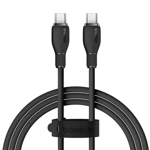 Кабель Baseus Pudding Series Type-C to Type-C 100 W 1,2 метра черный P10355702111-00 - фото 1