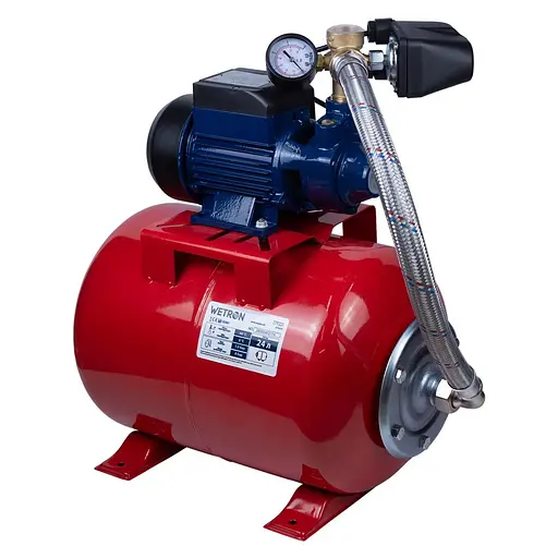 Насосна станція Wetron 0.37кВт Hmax 35м Qmax 35л/хв 775011/24 - фото 7