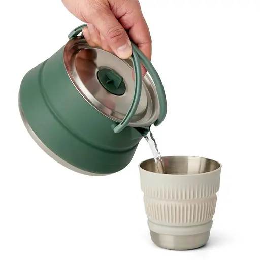 Чайник Sea To Summit Detour Stainless Steel Collapsible Kettle Зеленый (1033-STS ACK026011-392001) - фото 4