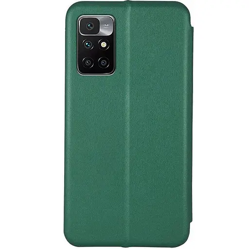 Шкіряний чохол-книжка Classy для Xiaomi Redmi 10 Зелений - фото 2