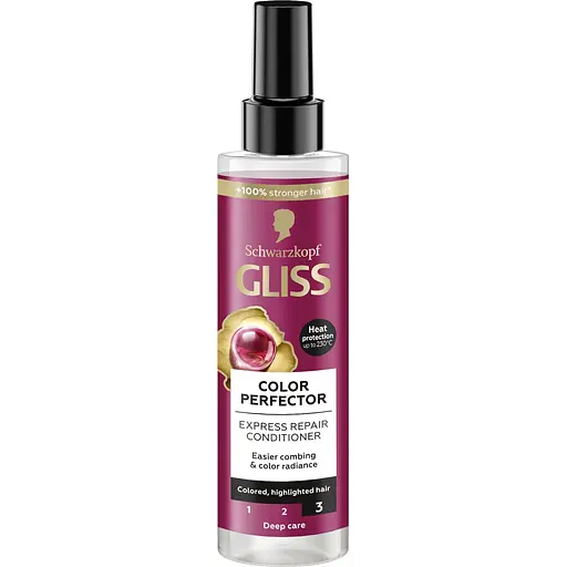 Уценка. Экспресс-кондиционер Gliss Сolor Perfector для окрашенных, мелированных волос 200 мл