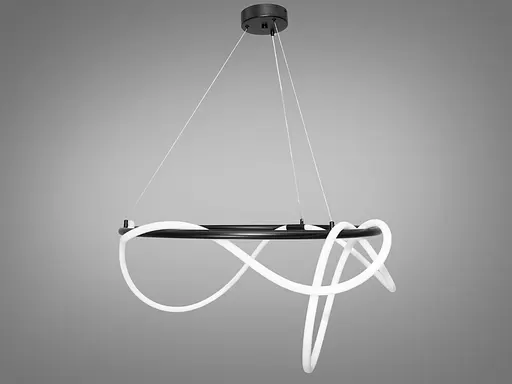 Солідна, стримана, сучасна світлодіодна люстра шланг потужністю 32W, кол - фото 2