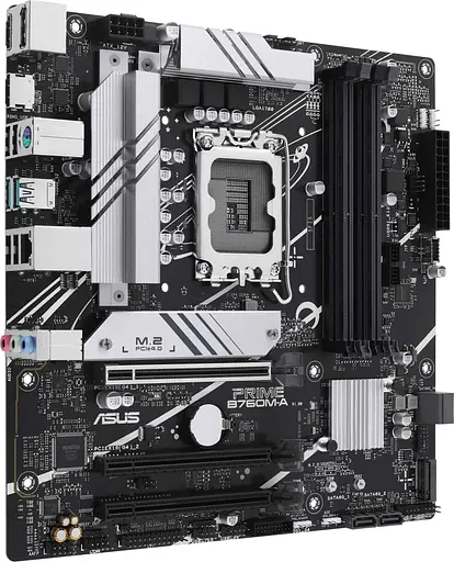 Материнская плата ASUS PRIME B760M-A-CSM (PRIME B760M-A-CSM) (Socket 1700, Intel B760, Micro-ATX) - фото 2